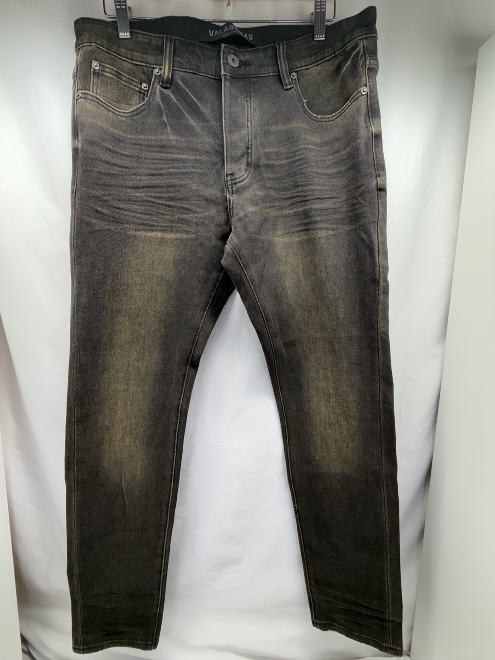 VALABASAS Mens Jeans Size 36 Dirty Tint Mineral Wash Slim Stacked Streetwear